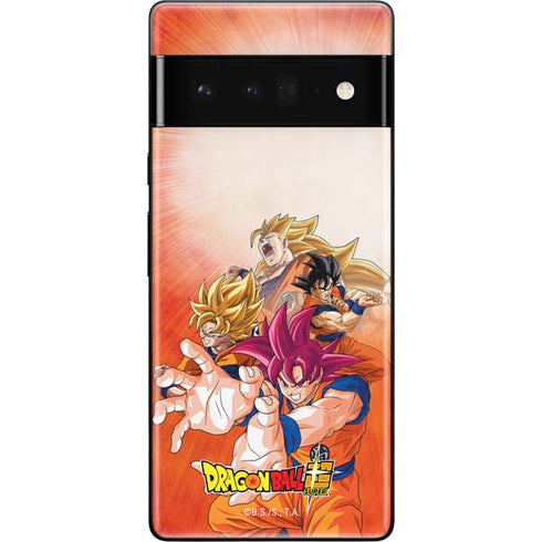 Dragon Ball Super Goku Evolution Google Pixel 6 Pro Skin